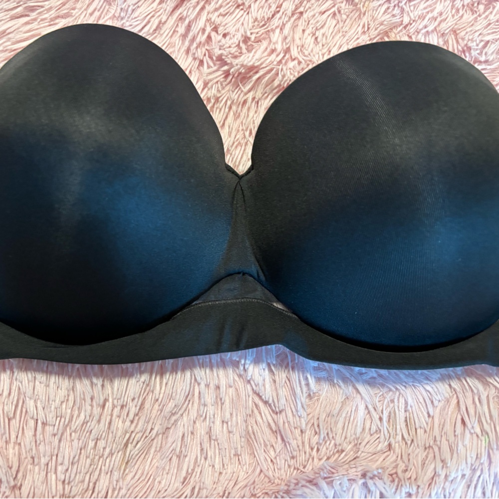 Black Cacique Strapless Bra